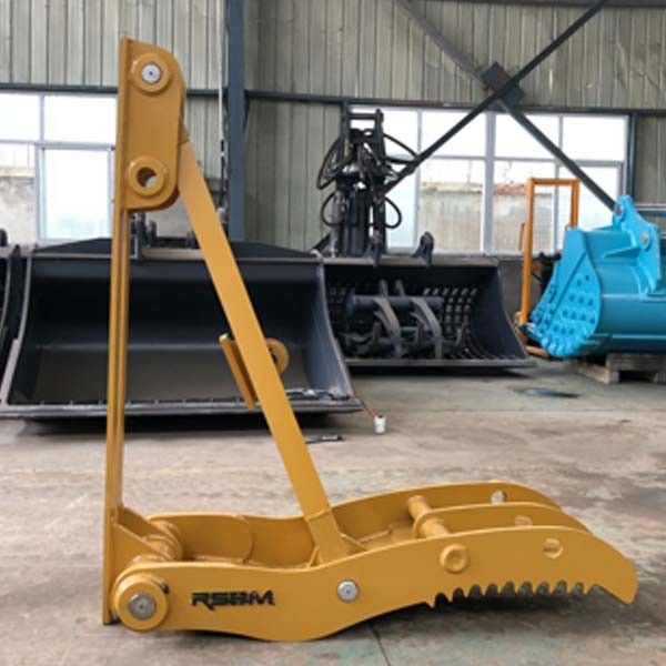 1-50 Ton Ekskavatör Kova Başparmak Q345B Ekskavatör için Başparmak Üzerinde Kaynak