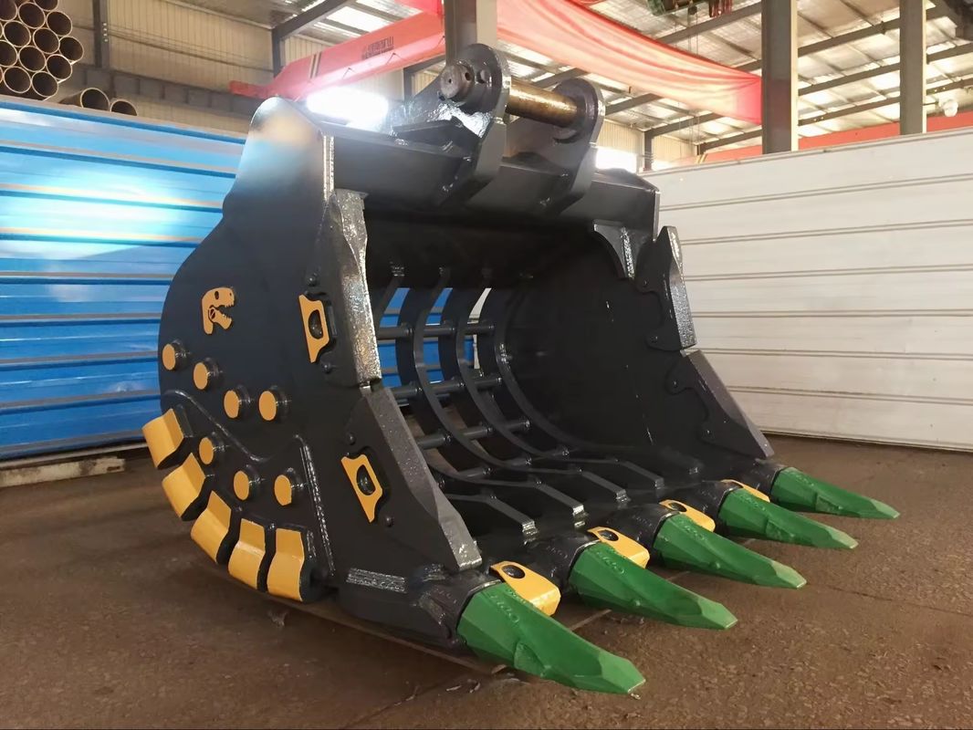 HARDOX450 1-50 ton Kazı makinesi Madencilik operasyonları için Sivil kovası Toprak sınıflandırması