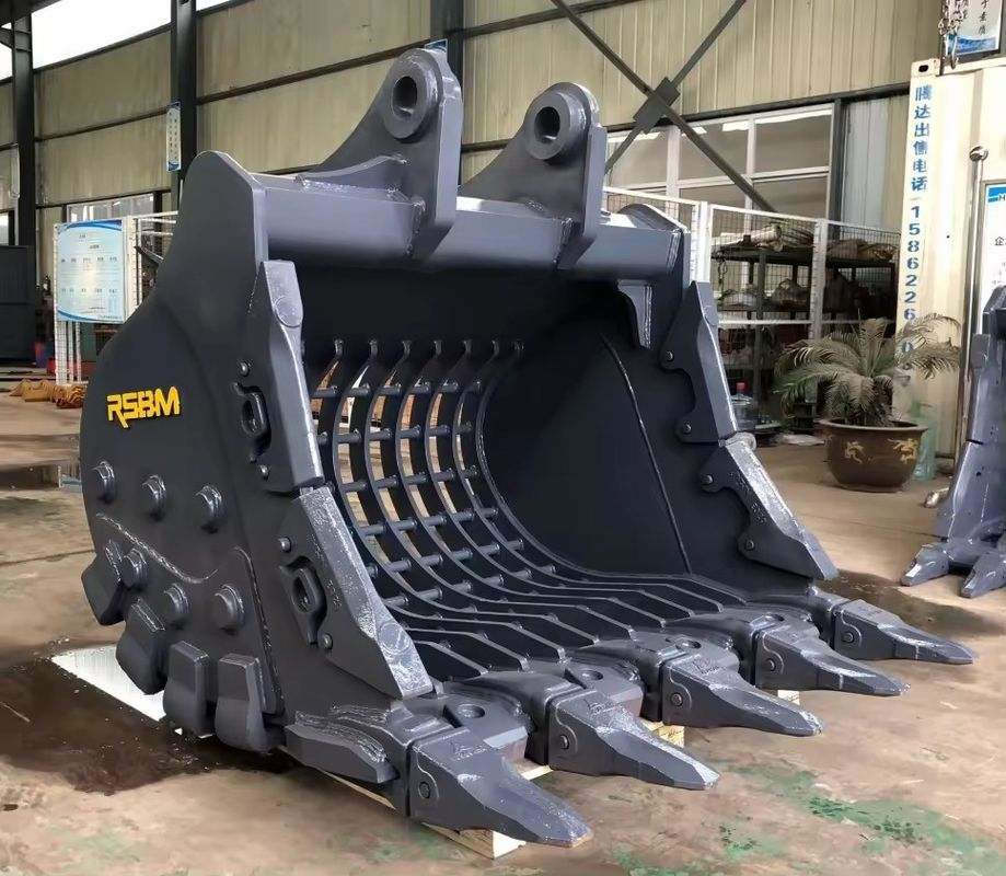Ağır Makine Yer sınıflandırma parçaları Q355 1-80T kazıcı için iskelet kova