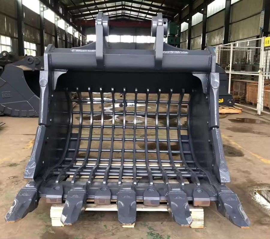 Ağır Makine Yer sınıflandırma parçaları Q355 1-80T kazıcı için iskelet kova