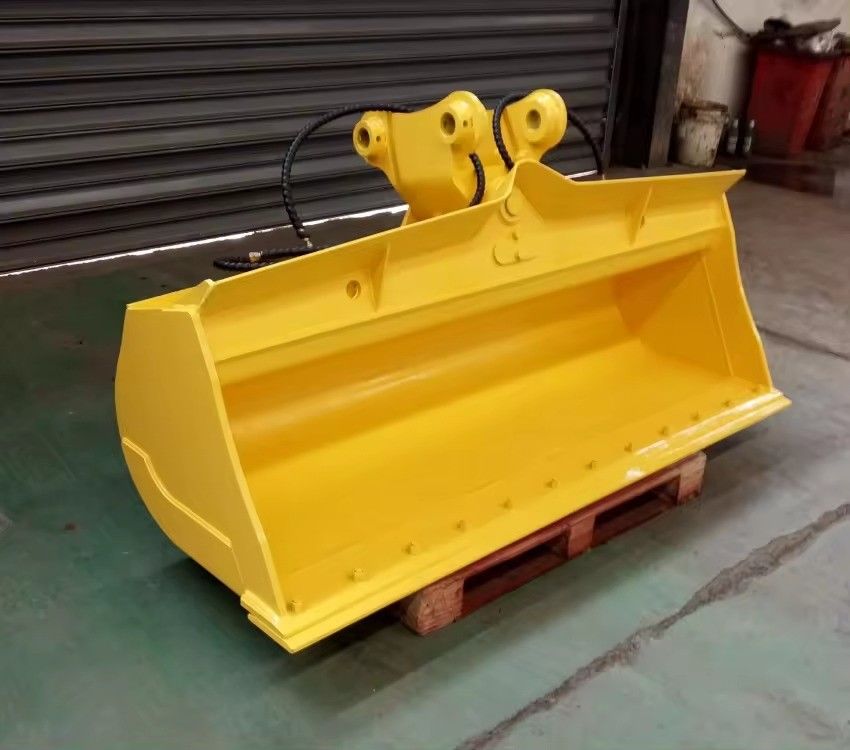 5-100 Ton Mini Toprak Kazıcısı Eğimli kova Hidrolik kazıcı Eğimli çamur kova kesme kenarlı