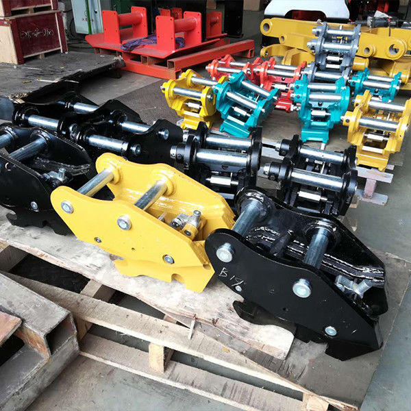 Backhoe yükleyicisi kazıcı Hızlı bağlantı manuel tip birleştiricileri ile